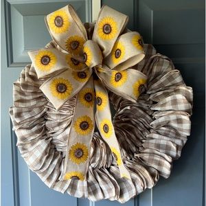Sunflower Wreath